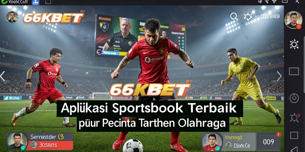 Tampilan antarmuka 66KBET dengan berbagai pilihan taruhan olahraga.