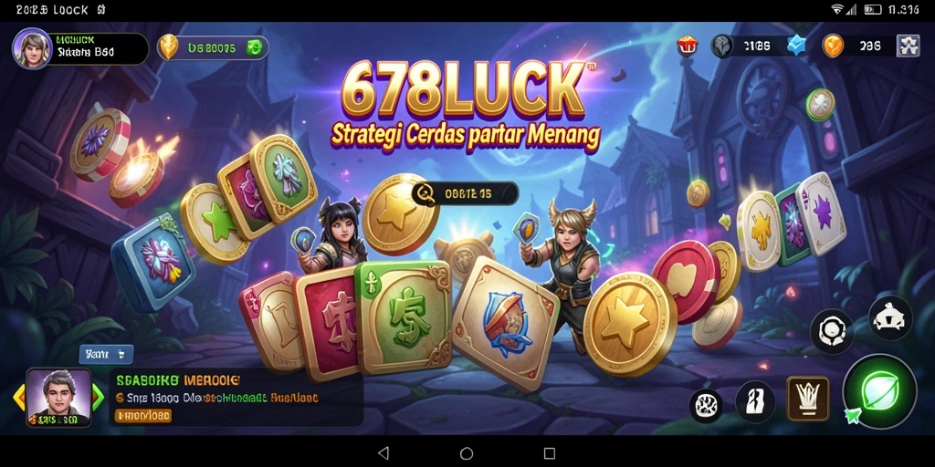 Tampilan gameplay yang mendebarkan dalam strategi cerdas.