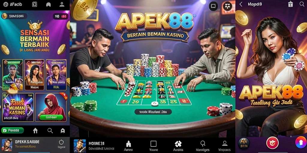 Tampilan menarik gameplay APEK88 dalam permainan Kasino.