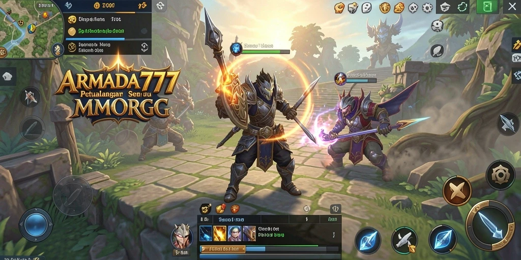 Tampilan gameplay epik di dalam dunia ARMADA777.