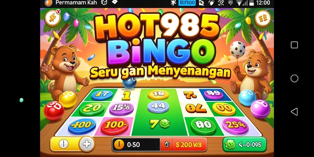 Tangkapan layar HOT985 menampilkan gameplay Bingo yang menegangkan dan interaktif.