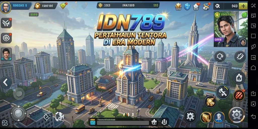 Gameplay seru Tower Defense di IDN789 dengan menara yang beragam.