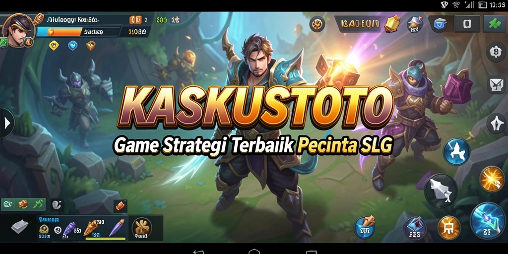 Tangkapan layar gameplay KASKUSTOTO menunjukkan aksi seru dalam permainan SLG.