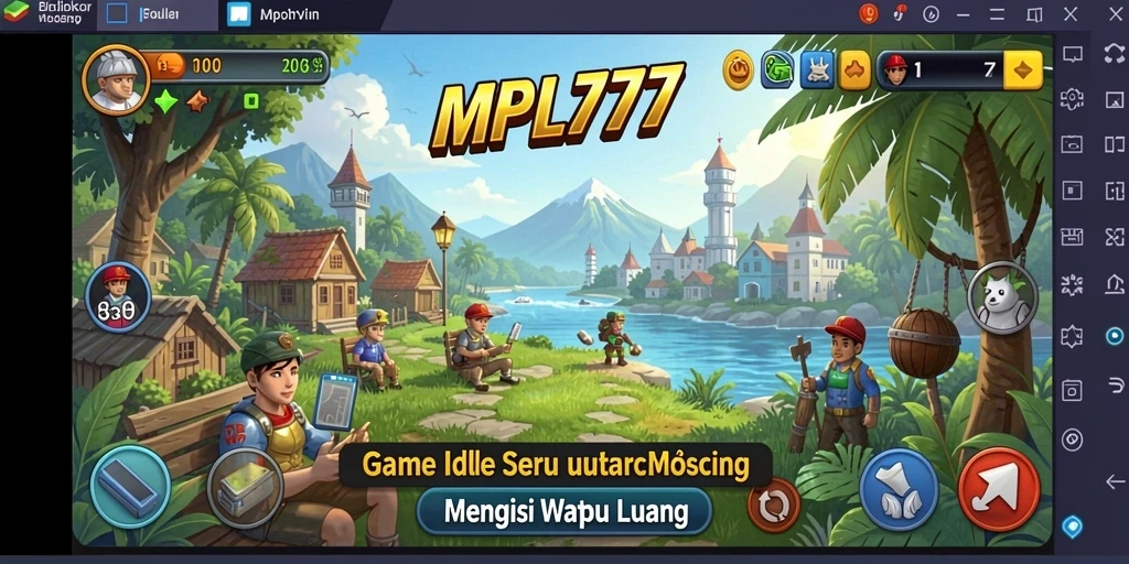 Tampilan gameplay <strong>MPL777</strong> yang sederhana dan menarik dalam genre Idle.