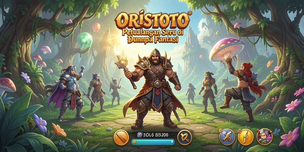 Tampilan gameplay ORISTOTO yang menawan dalam petualangan seru.