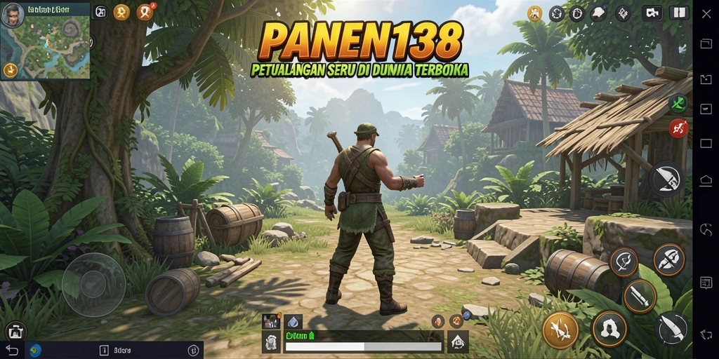 Tampilan menarik dari gameplay PANEN138 di dunia terbuka