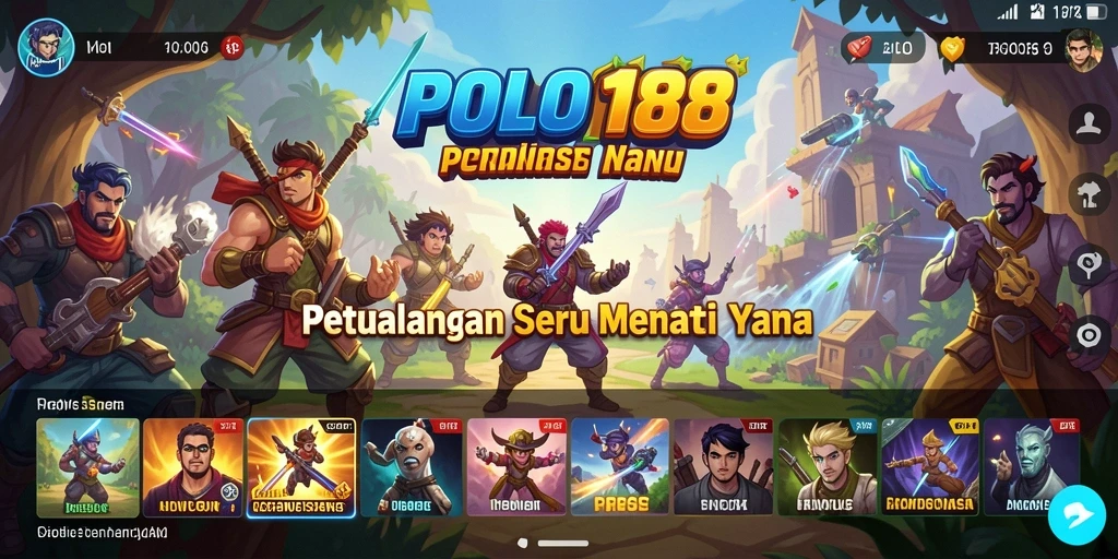 Screenshot utama POLO188 menampilkan momen mendebarkan dalam petualangan.