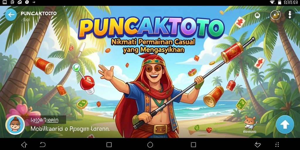 Tampilan gameplay PUNCAKTOTO yang memikat dan seru.