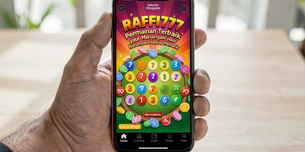 Screenshot gameplay RAFFI777 menampilkan momen seru saat bermain Bingo.