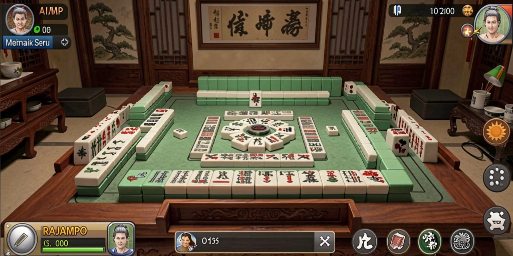 Tangkapan layar utama dari gameplay seru RAJAMPO yang memikat.