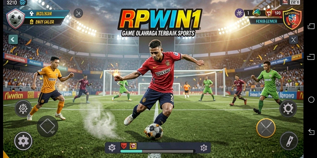 Gameplay RPWIN1 yang menegangkan dengan berbagai olahraga pilihan.