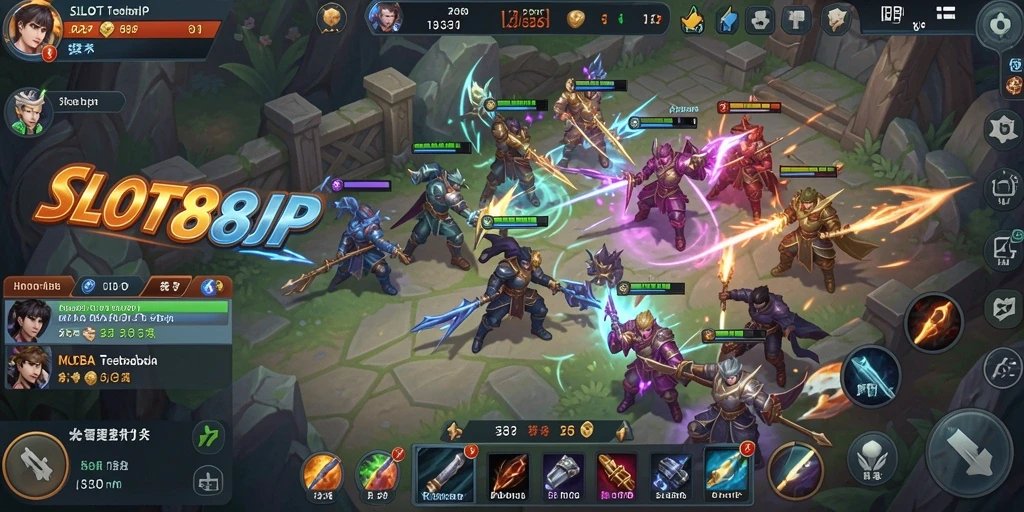 Tangkapan layar dari gameplay SLOT88JP yang penuh aksi.