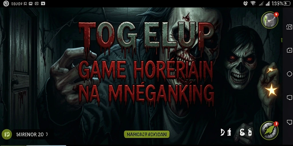 Tampilan gameplay TOGELUP dengan suasana horor yang menegangkan.